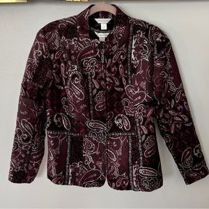Christopher & Banks Brocade Jacket